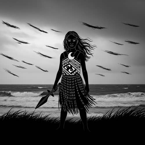 Young Maori Girl Warrior: A Symbol of Strength and Courage
