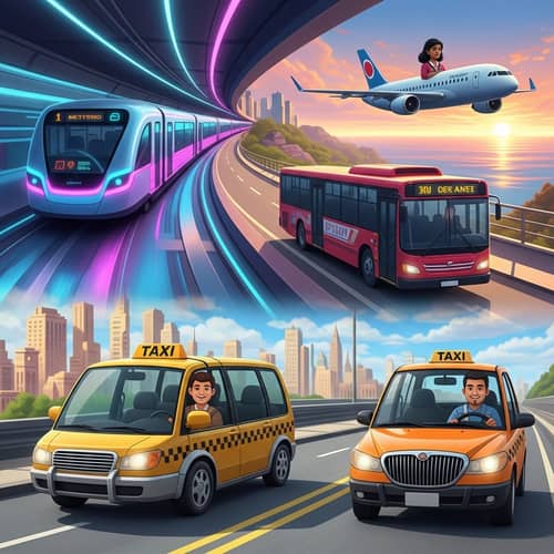 Aesthetic Fantastic World of Transportation
