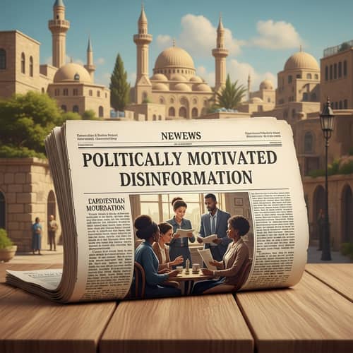Vintage Newspaper: Politically Motivated Disinformation