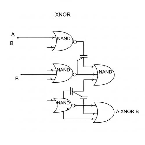 How to Implement XNOR Gate with NAND Gates