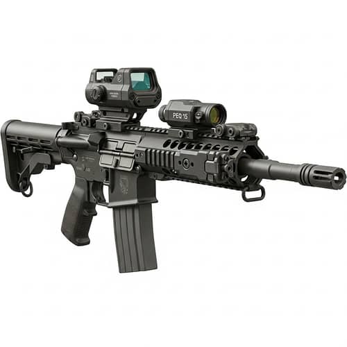 High-Tech M4A1 Carbine with Holographic Sight | Modern Military Technology