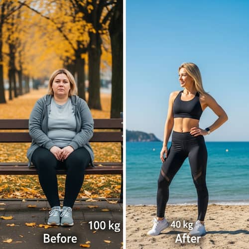 Incredible Weight Loss: 100kg to 60kg Transformation