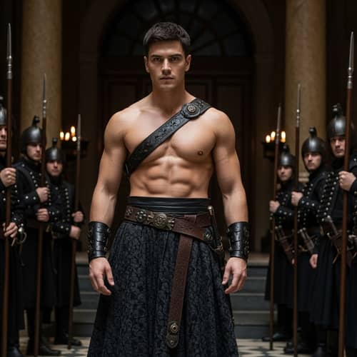 Historical Drama: Defiant Prince Apprehended by Palace Guards