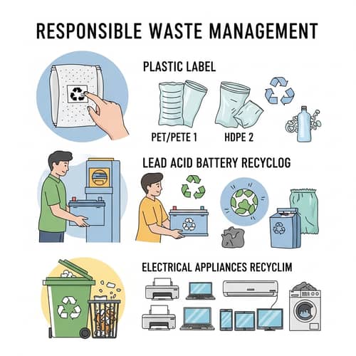 Responsible Waste Management: Plastic, Battery & Electronics Recycling