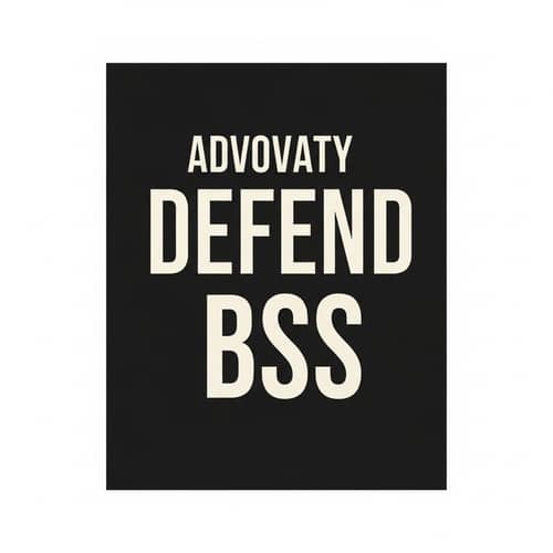 Defend BSS - Advocacy Poster
