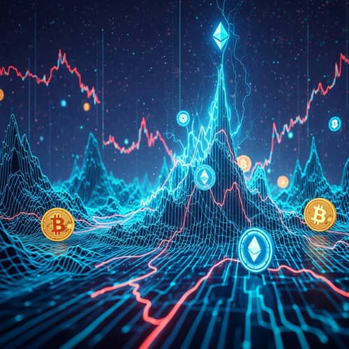 Futuristic Cryptocurrency Landscape | Dynamic Crypto Pumps