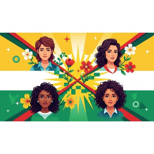Vibrant Flag Design for Alevism, Kurdistan, and Diversity
