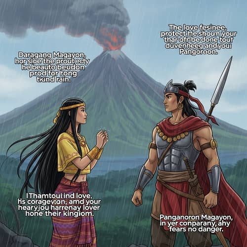 Filipino Folklore: Daragang Magayon and Panganoron at Mayon Volcano