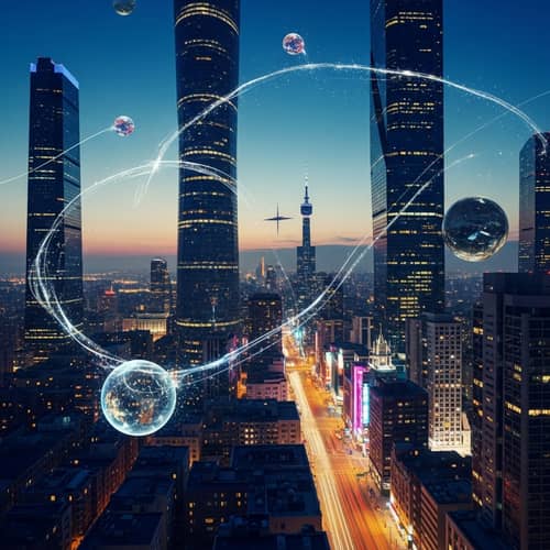 Surreal Urban Landscape | Cityscape with Abstract Elements