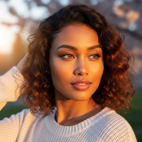 Beautiful Biracial Woman - Stunning Portraits