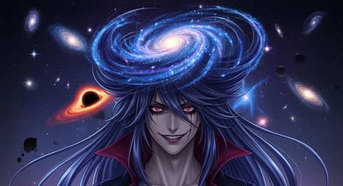 Young Man with Sadistic Smile | Galaxy Anti-Hero Art