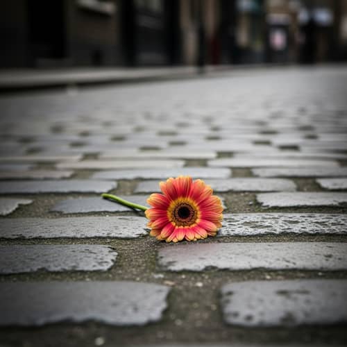 Vibrant Flower on Hanbury Street, 1888 | Symbol of Remembrance