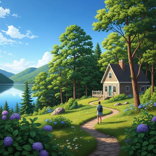 Tranquil Living: House Near Forest & Lake | Nature Connection