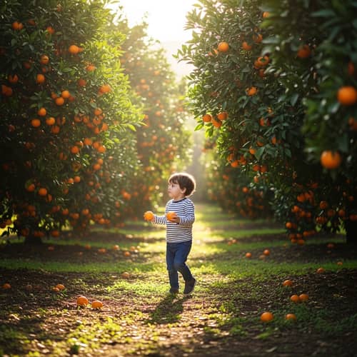 Exploring a Sunny Orange Orchard | Freshness of Nature