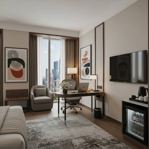 Luxurious Executive Accommodation Suite Inspired by Regional Flavors