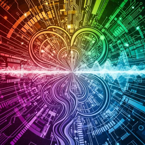 Abstract Technology Representation - Kaleidoscope of Elements