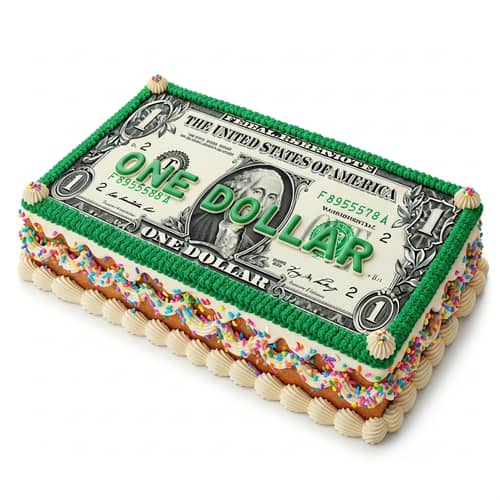 DIY $1 Cake: Funky & Affordable Dessert Idea