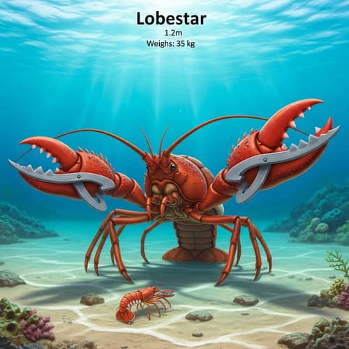 Lobstar - Aquatic/Fighting Pokémon with Precision Cutting Ability
