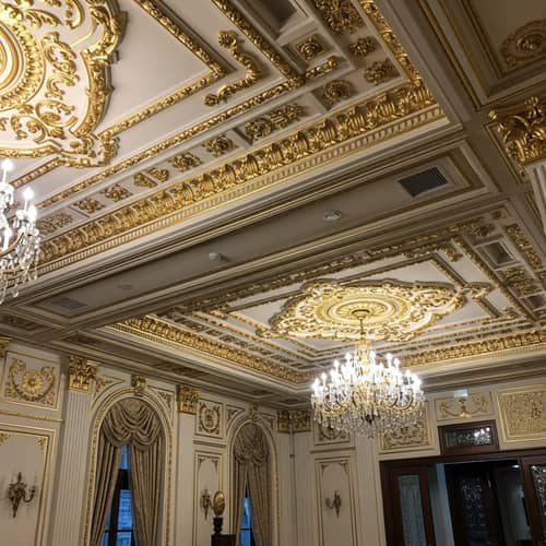 Intricately Designed Classic Style Ceiling Decoration