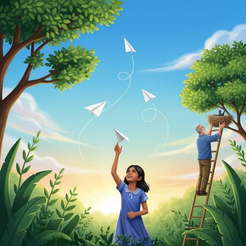 Inspiring Scene of Growth and Connection | Bright New Day
