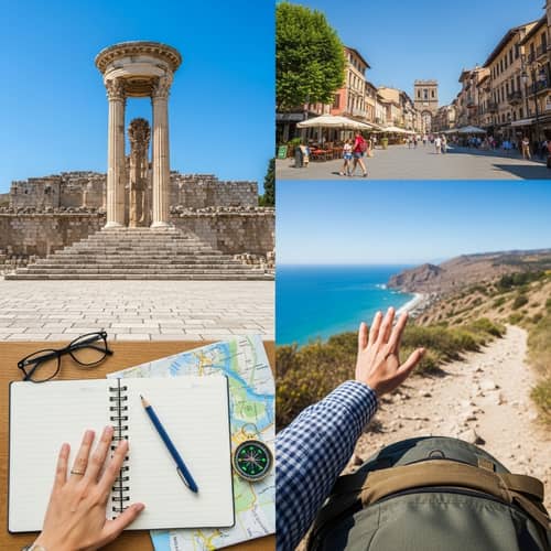 Traveler's Journey Through Picturesque Scenes | Adventure Exploration