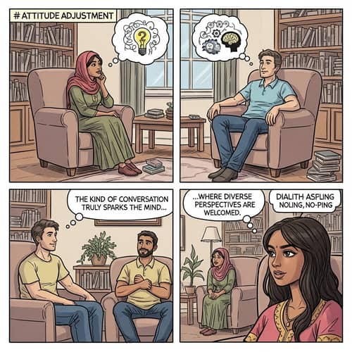 Diverse Perspectives on Attitudes: Comic Strip