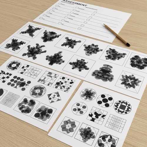 Psychological Test | Shapes, Lines, & Patterns Evaluation