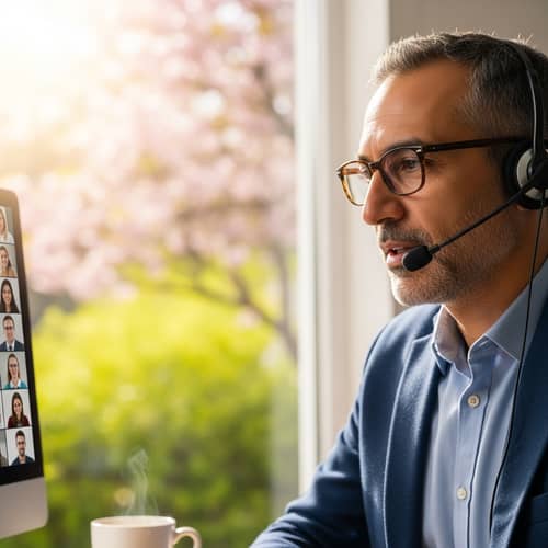 Hispanic Professor Online Conference: Springtime Realistic Style