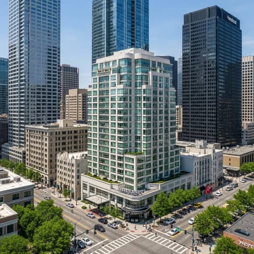 Luxurious Urban Downtown Hotel with Panoramic Views