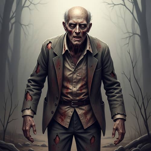 Ancient Zombie Transformation | Chilling Undead Presence