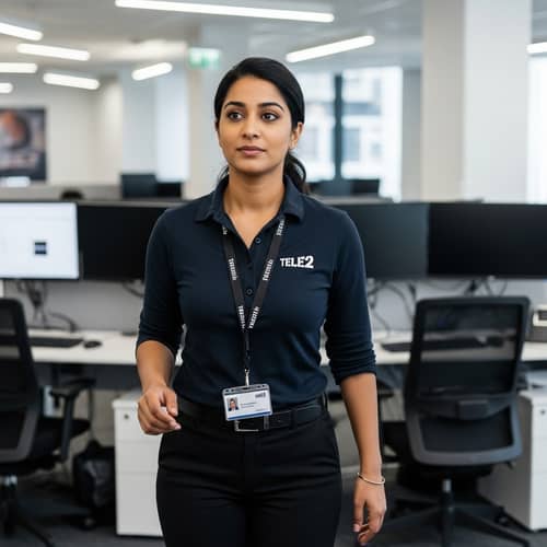 Dedicated Tele2 Employee Offering Exceptional Service