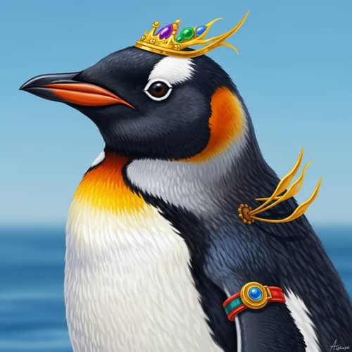 Detailed Penguin Concept Art - Professional Painting Showcase