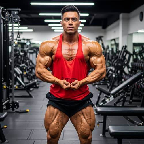 Supremely Muscular Man | Herculean Physique Gym Display
