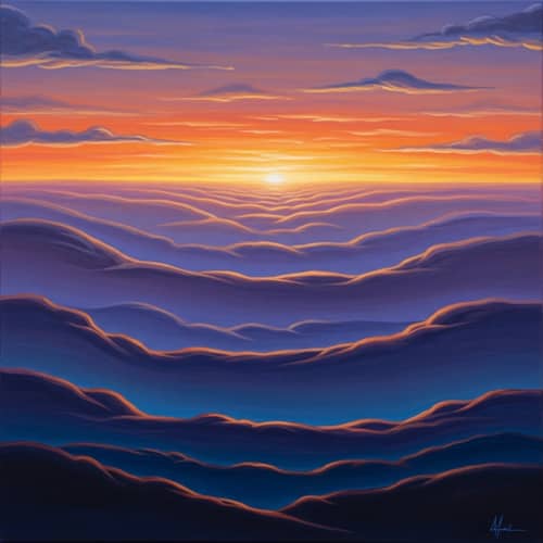 Endless Horizons: Abstract Landscape Painting