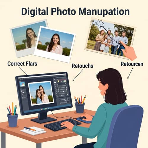Digital Photo Manipulation: Transforming Images with Graphic Editing Software