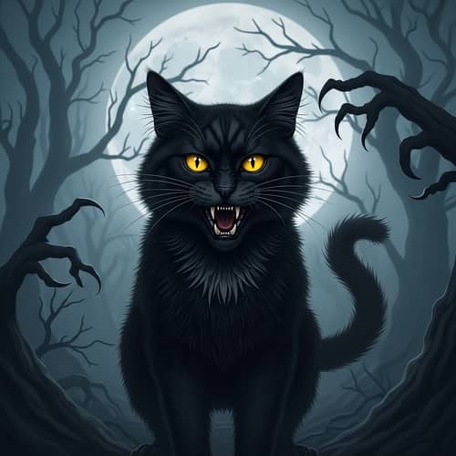 Scary Cat: Halloween-Themed Feline Horror