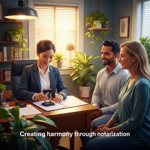 Creating Harmony Through Notarization | Peaceful Reconciliation Image