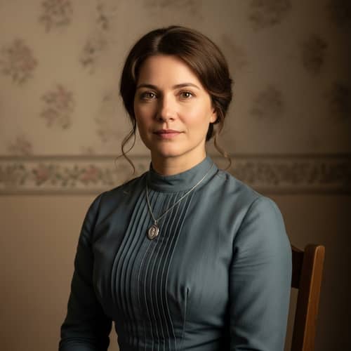 Susinna Simone: Elegant Portrait of a Woman from 19th Century