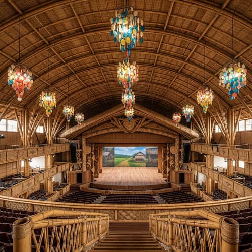Filipino Vernacular Architecture: Grand Theater with Traditional Features