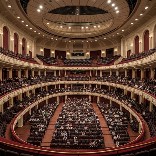Stunning Interior View of 1000-Person Oval Auditorium
