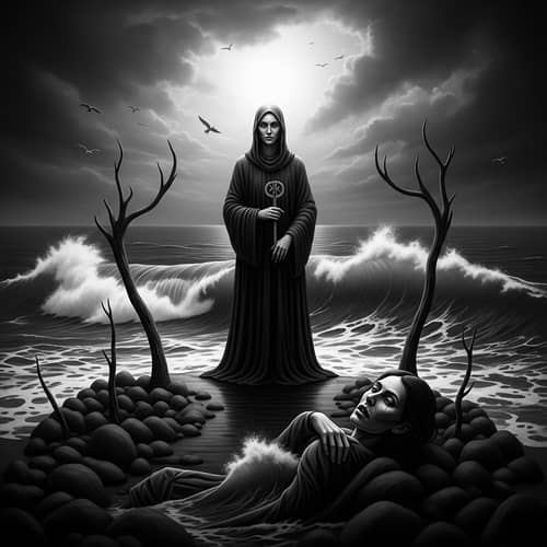 Grim Themes of Mortality: Surreal Digital Artwork