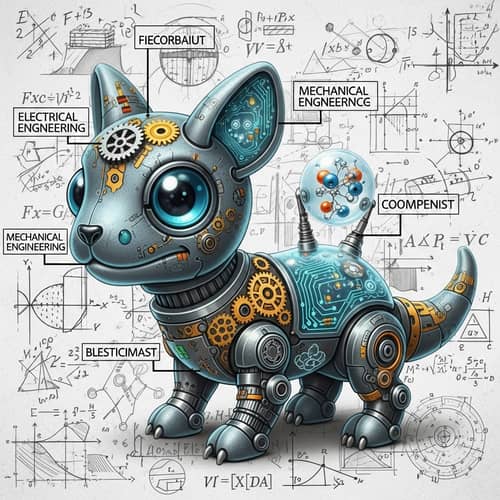 Robotic Pet - Electrical Engineering & Mechanical Mechanics Fusion