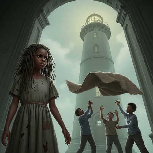 Haunted Lighthouse Encounter: African American Ghost Girl and Mischievous Boys