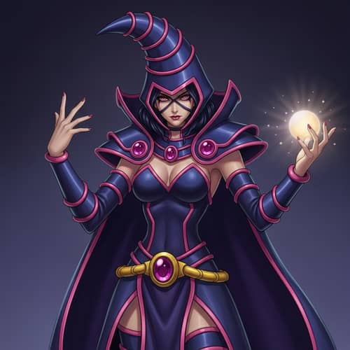Seductive Maga Oscura: Vibrant Anime-inspired Artwork