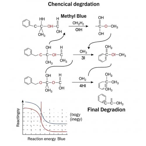 Methyl Blue Degradation Mechanism: Step-by-Step Reactions