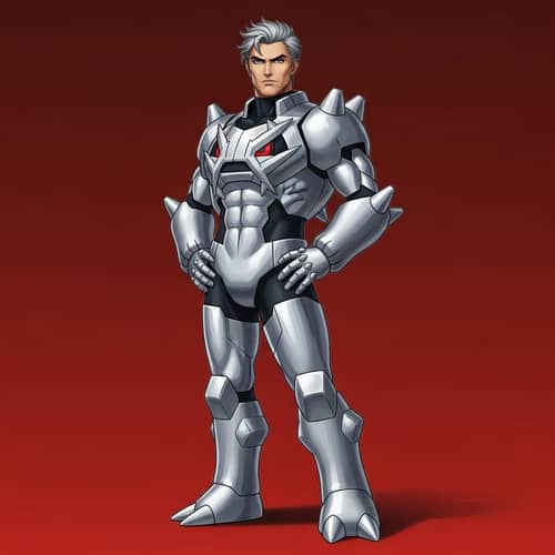 Handsome Metagross Transformation | Steel Man Fashion Model