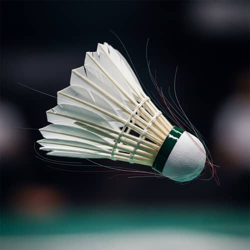 Abstract Shuttlecock Art | Dynamic Motion & Vivid Colors