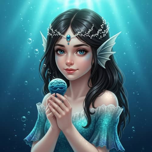 Seaside Goddess: Enigmatic Sea Entity Whispering Love