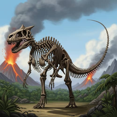 Massive Skeleton Dinosaur: Prehistoric Era Discovery