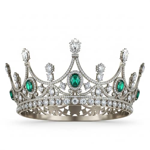Radiant and Majestic Crown - Essence of Royalty